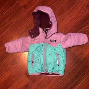 EXCELLENT CONDITION! Patagonia Reversible Tribbles Hooded Jacket Toddler Girls